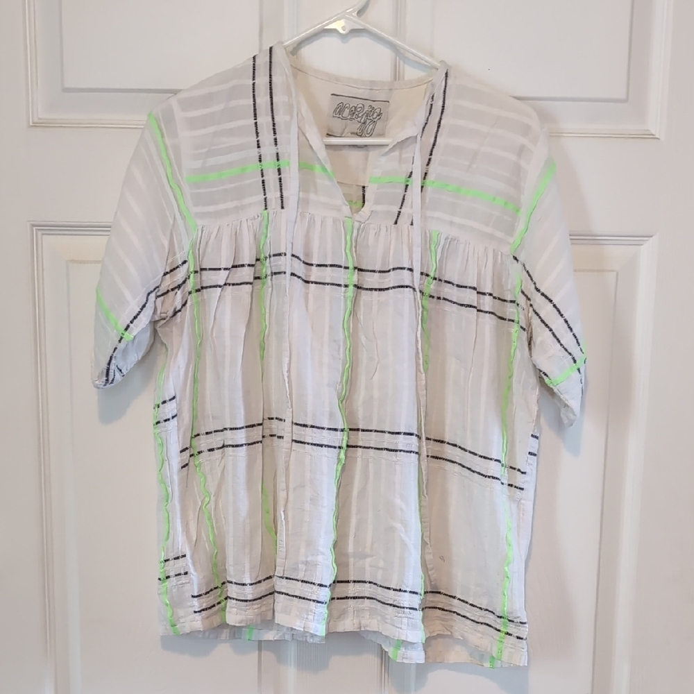 Ace & Jig Windowpane Top